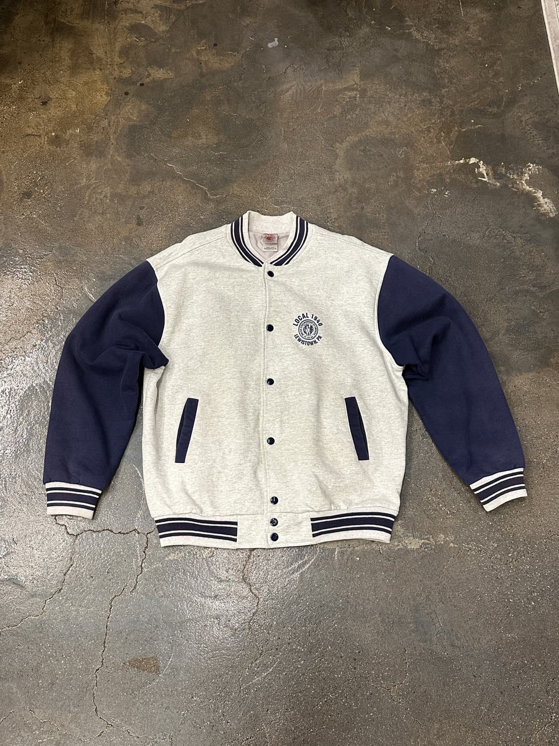 90s Fruit of the loom 프룻오브더룸 야구점퍼 XL 상품이미지1