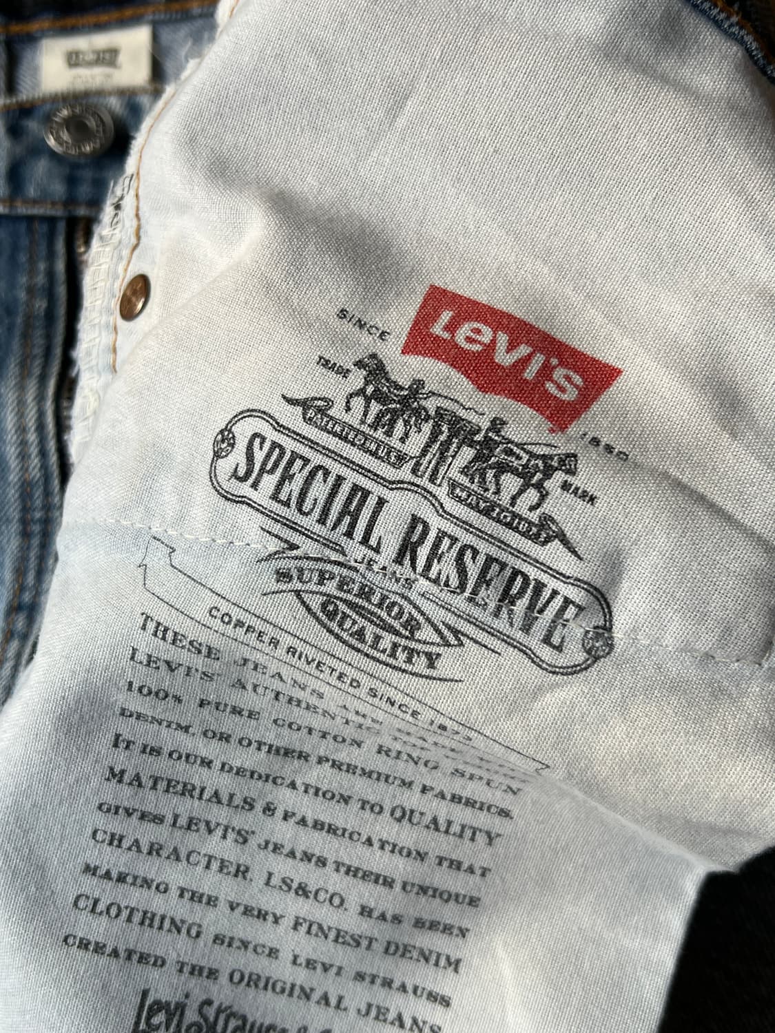 [36]리바이스 Made in USA 515 릴렉스핏 데님 팬츠 상품이미지6