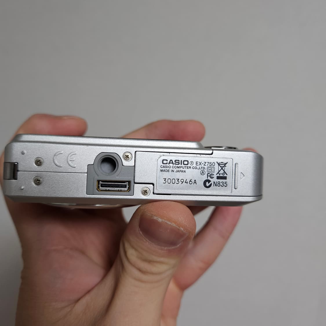 카시오 엑슬림 EX-Z750 실버 빈티지 디카 디지털카메라 상품이미지6