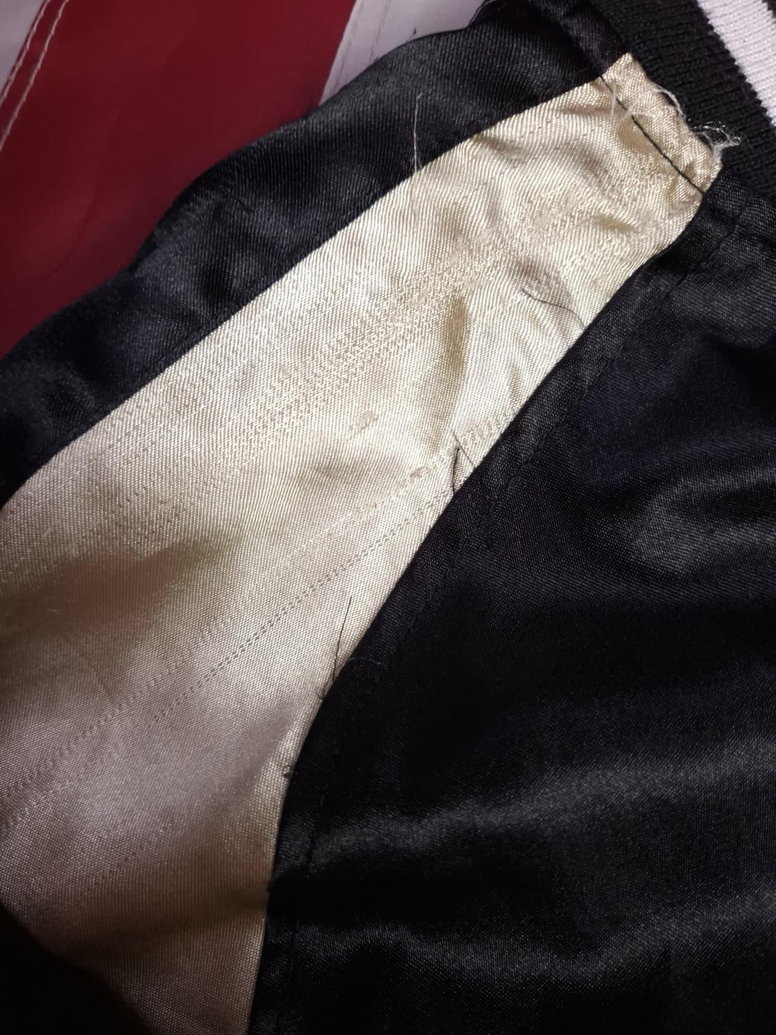 빈티지 일본판 오리엔탈 자수 사틴 스카잔 상품이미지9