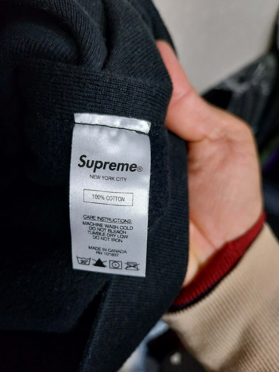 슈프림 S로고 후드티 블랙 M 상품이미지6