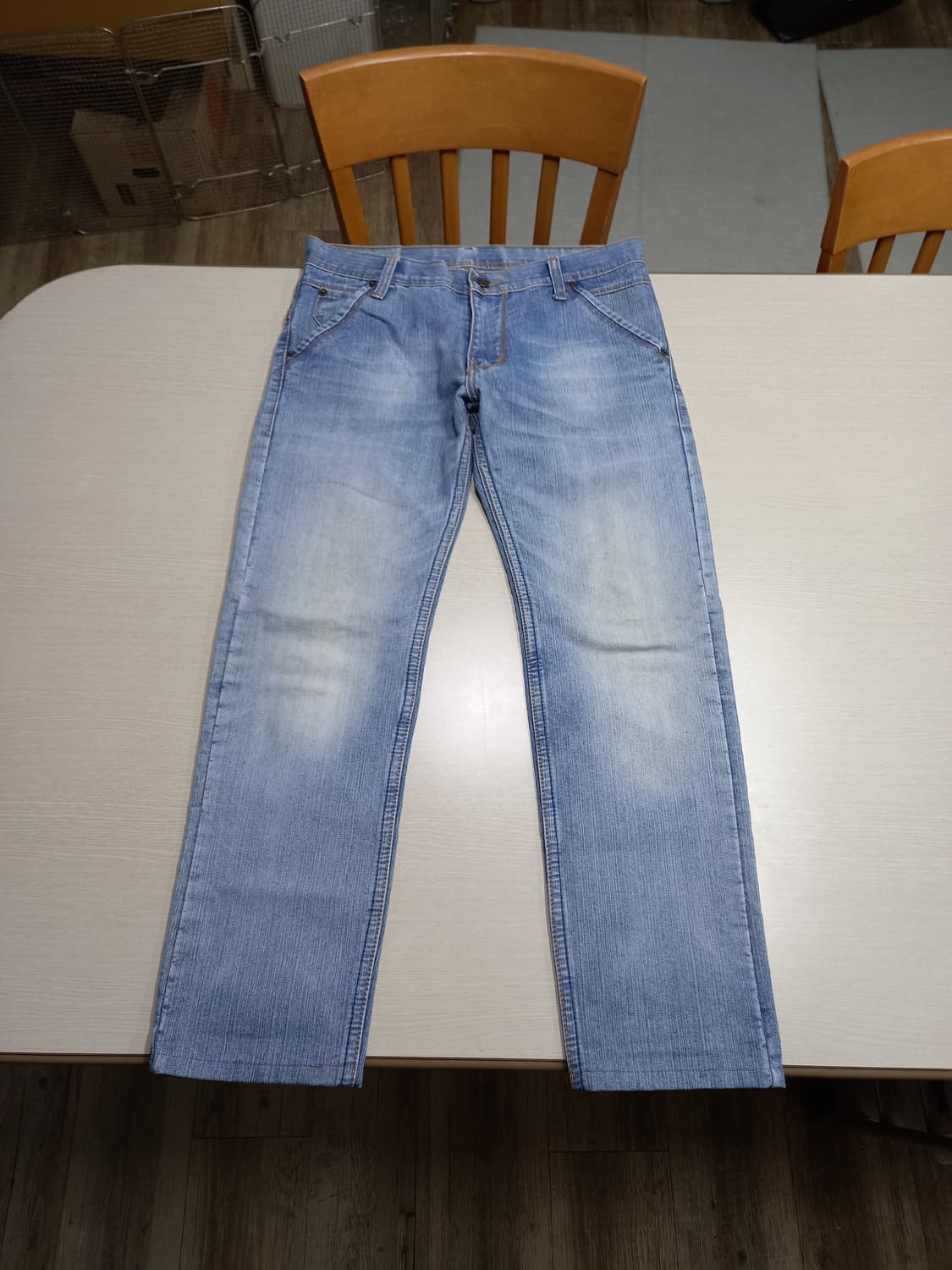 32 Lois 워싱 테이퍼드핏 일자진 32-358 상품이미지1