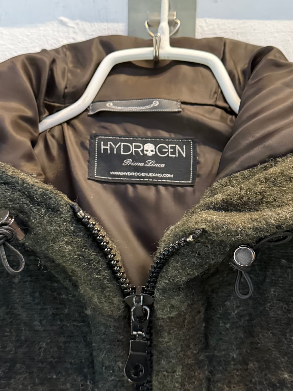 Hydrogen 카모플라쥬 울 블렌드 후드집업 52R 상품이미지2