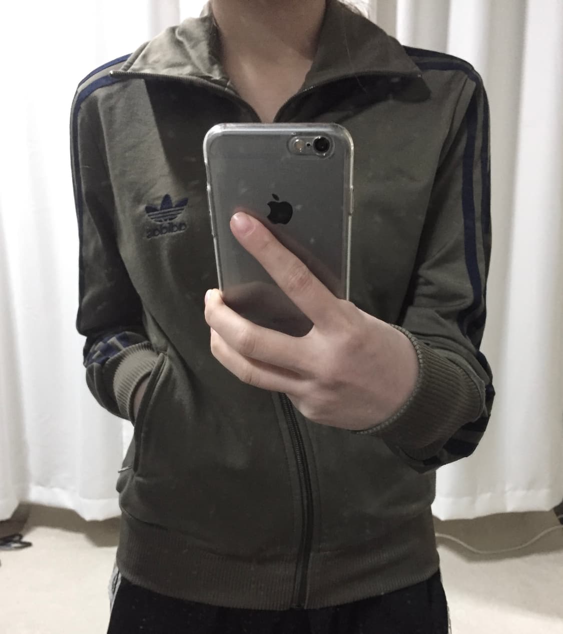 아디다스 카키 올리브 파이어버드 제니 트랙탑 져지 상품이미지1