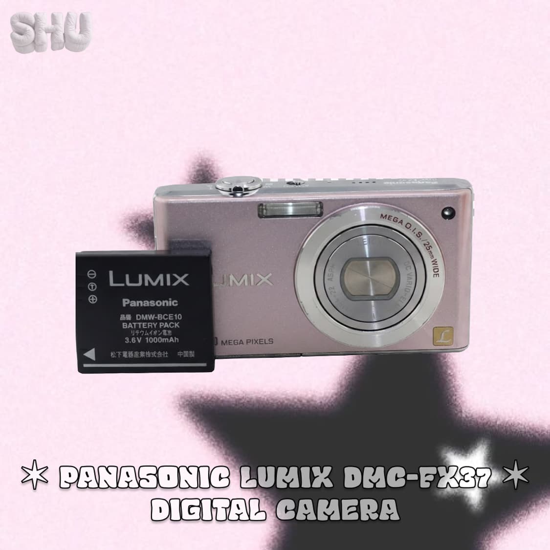 파나소닉 루믹스 DMC-FX37 빈티지 디카 디지털 카메라 핑크 상품이미지3