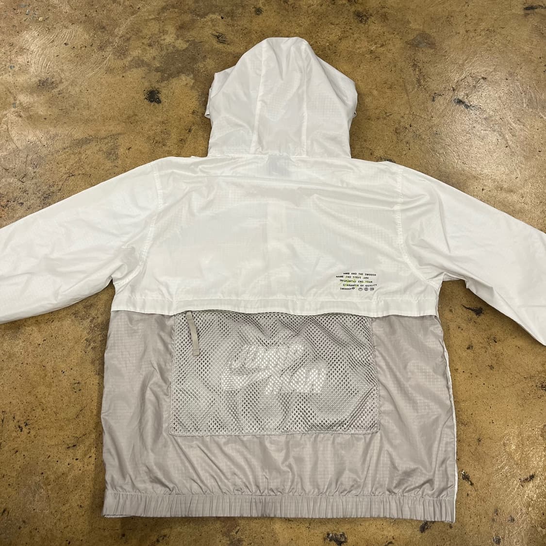 [정품/L] 조던 화이트 후드 바람막이 자켓 b15 상품이미지4
