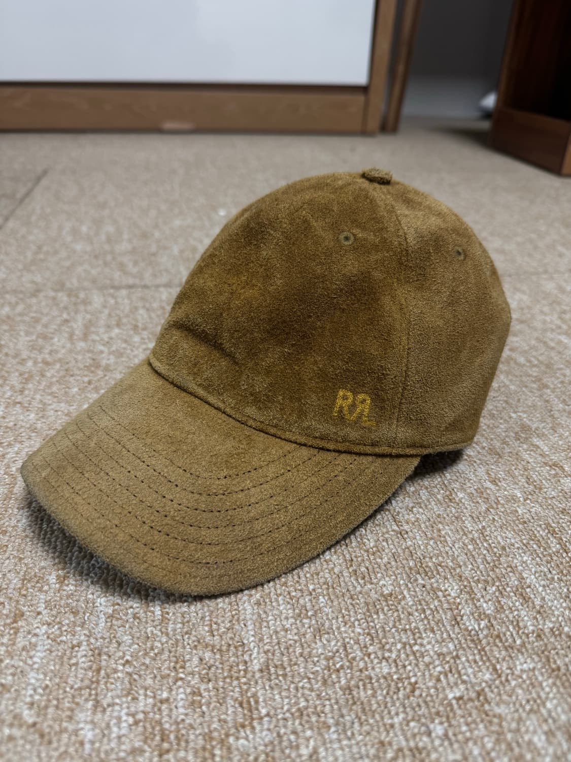 rrl 더블알엘 러프아웃 스웨이드 캡 상품이미지1