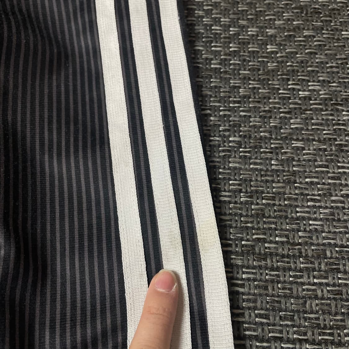 아디다스 스타워즈 블랙 스트라이프 트랙탑 져지 상품이미지7