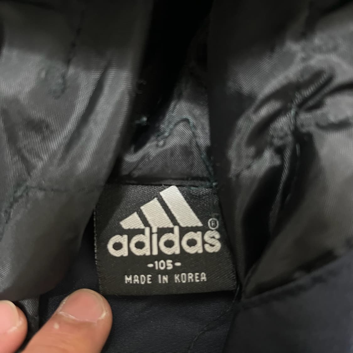 아디다스 올드스쿨 로고 후드 바람막이 자켓 XL/105  상품이미지6