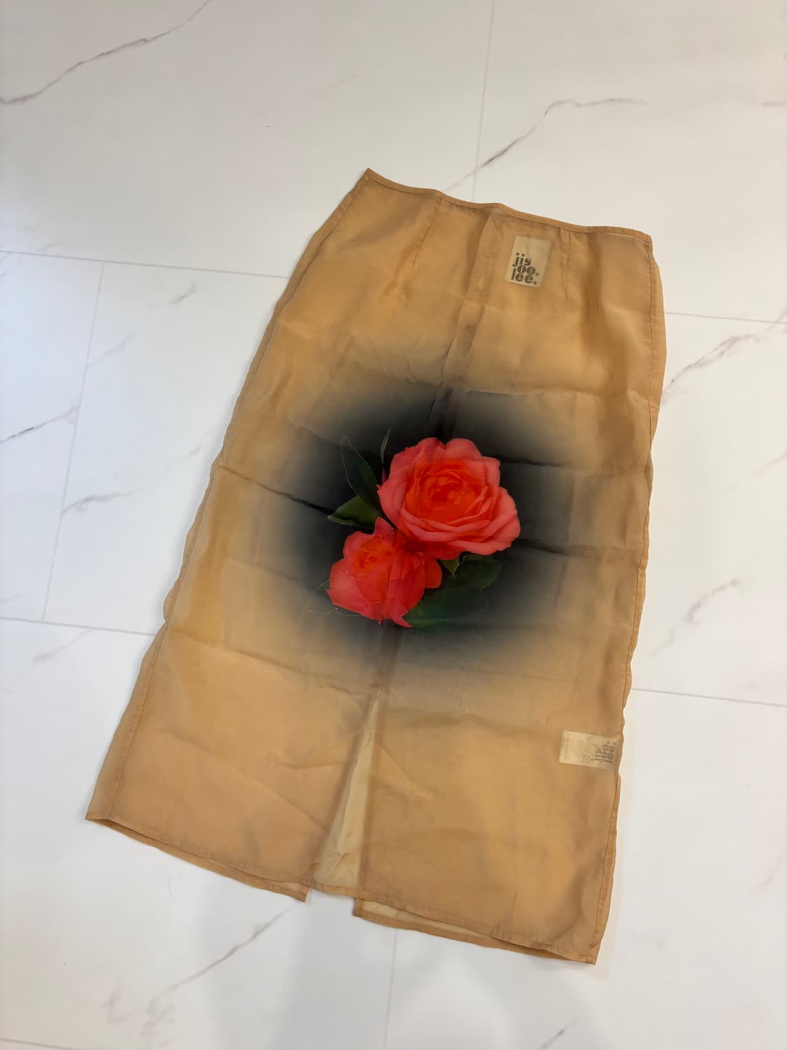 지수리 jisoolee 장미 레이어드 스커트 상품이미지3