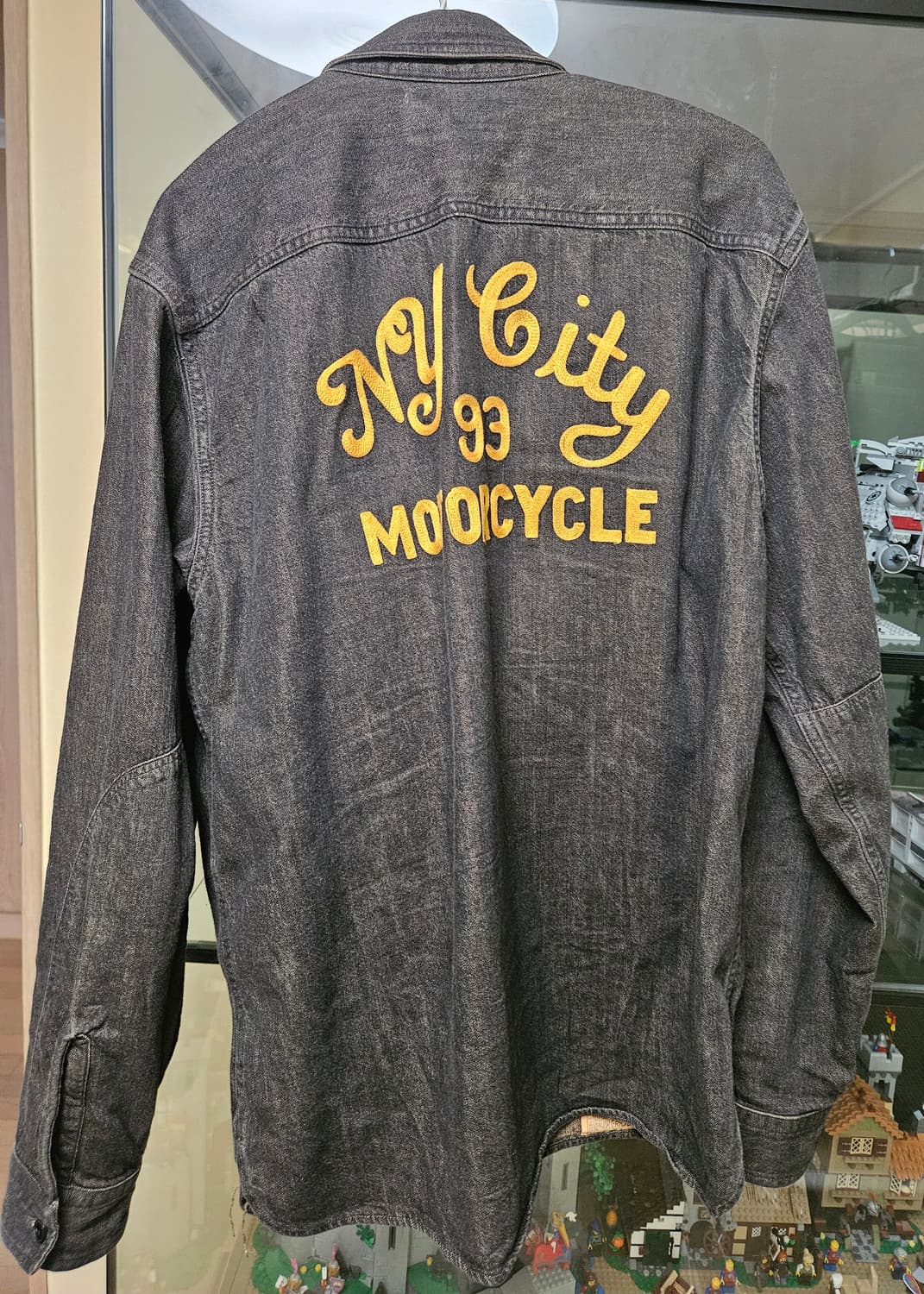 더블알엘 임브로이더 데님셔츠. L 상품이미지4