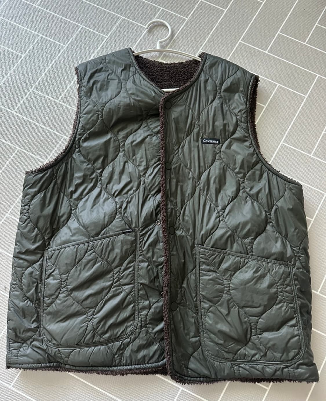 커버낫 리버시블 플리스 베스트 L 상품이미지1