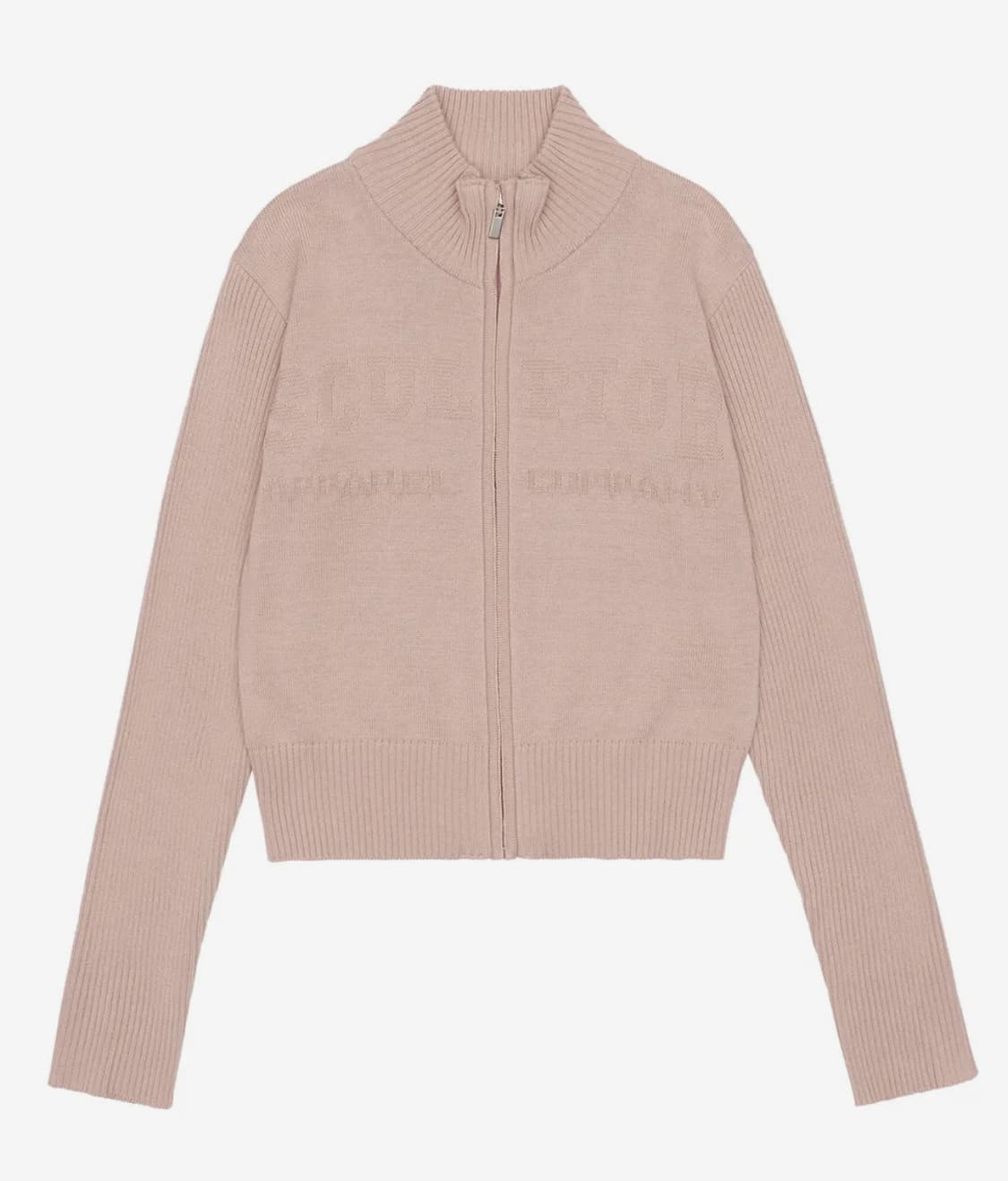 스컬프터 니트집업 더스티핑크 sculptor 22fw 상품이미지8