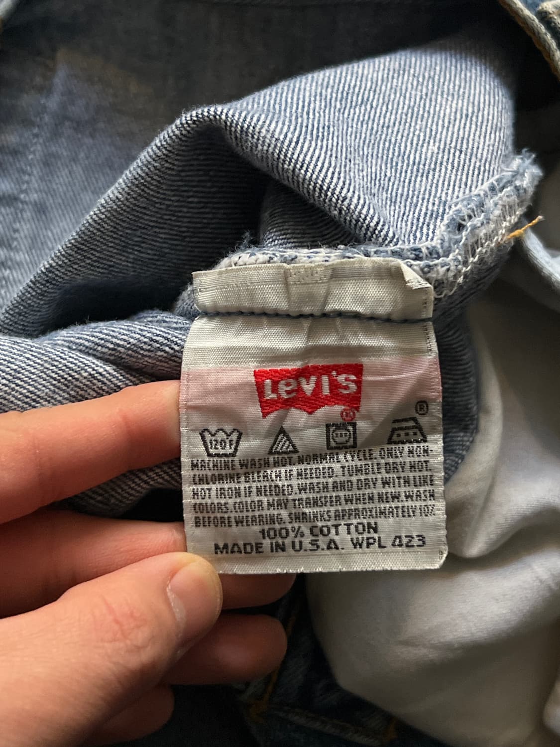 [32]90's 리바이스 501XX USA Made 데님 팬츠 S37 상품이미지7