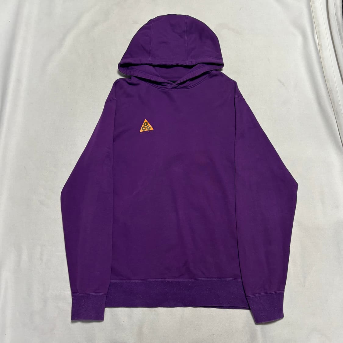 XL 나이키 acg 로고 퍼플 후드티 상품이미지2
