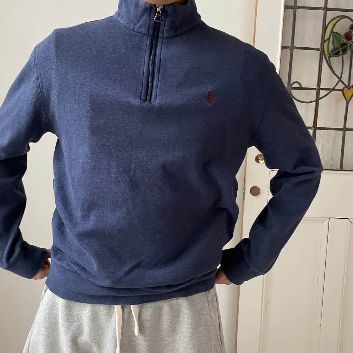 폴로 하프집업 스웻셔츠 상품이미지4