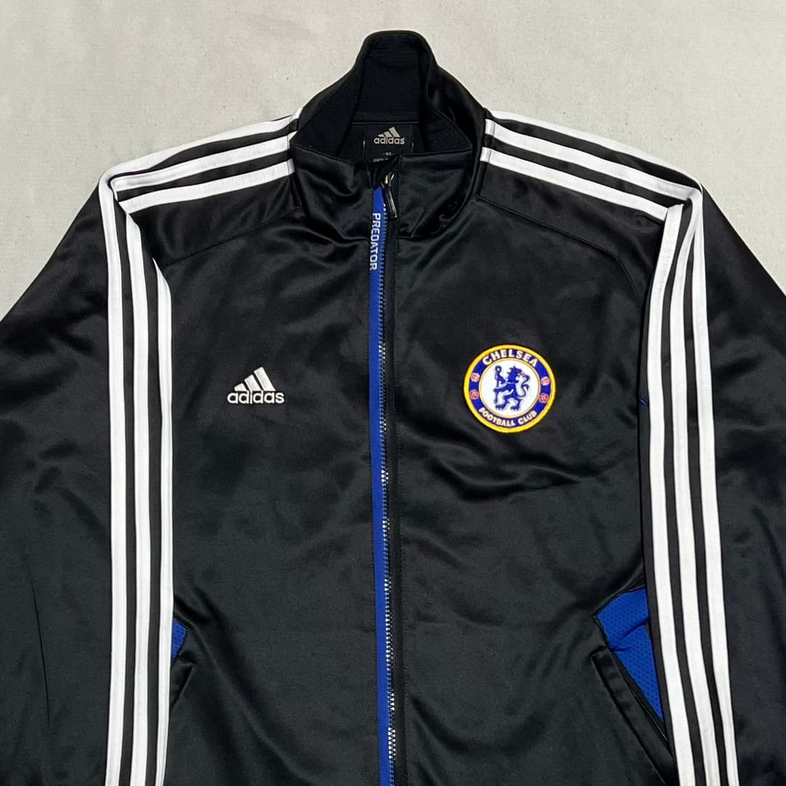 95 아디다스 첼시 블루 파이핑 블랙 트랙탑 상품이미지1