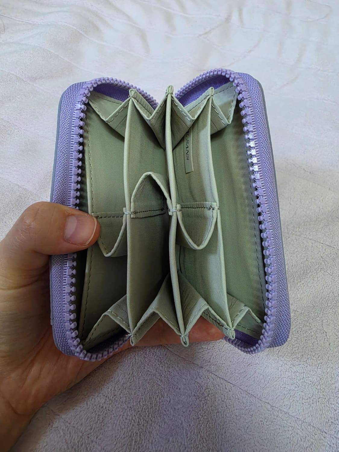 라벤더 카드지갑 상품이미지3