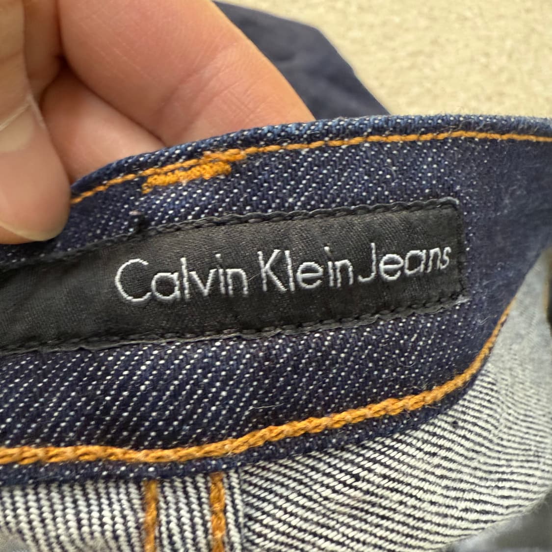 [27] 켈빈클라인 진 여성 일자핏 데님팬츠 1229T1 상품이미지3