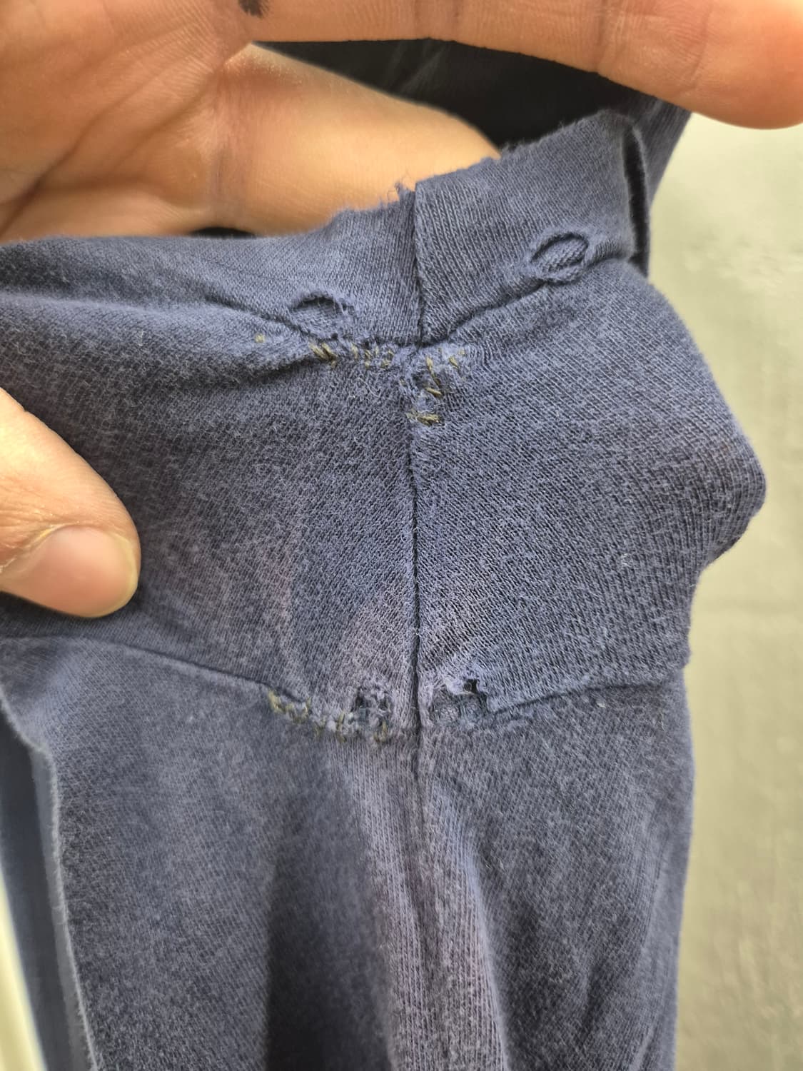 폴로 랄프로렌 클래식핏 포켓 반팔티 네이비 M 상품이미지5