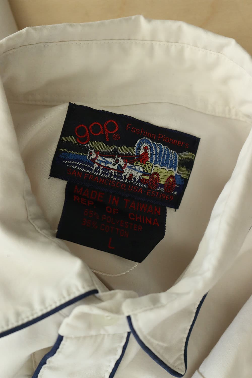 올드 갭 화이트 웨스턴 셔츠  상품이미지8