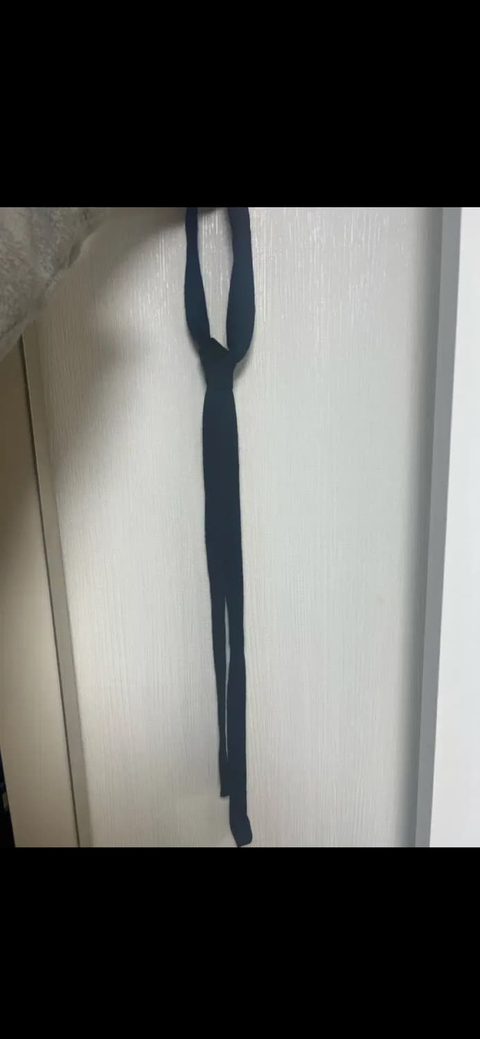 해칭룸 23fw Pete Tie Wool Twill Black 상품이미지4