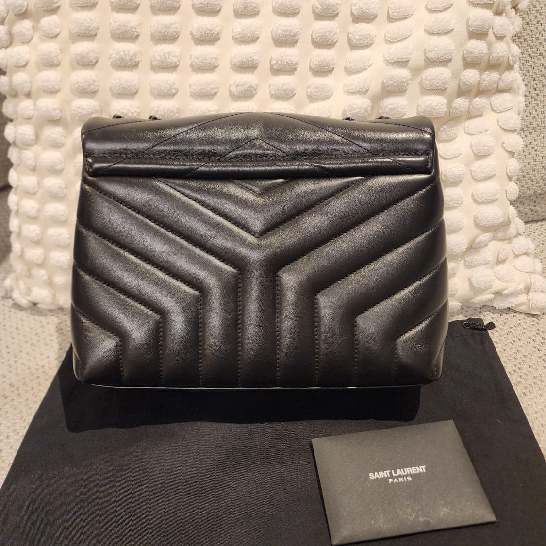 초민트급 생로랑 루루 스몰 숄더백 올블랙 상품이미지3