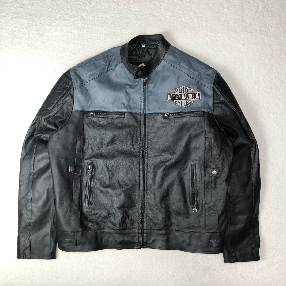 빈티지 할리데이비슨 패치 리얼 레더자켓  상품이미지2