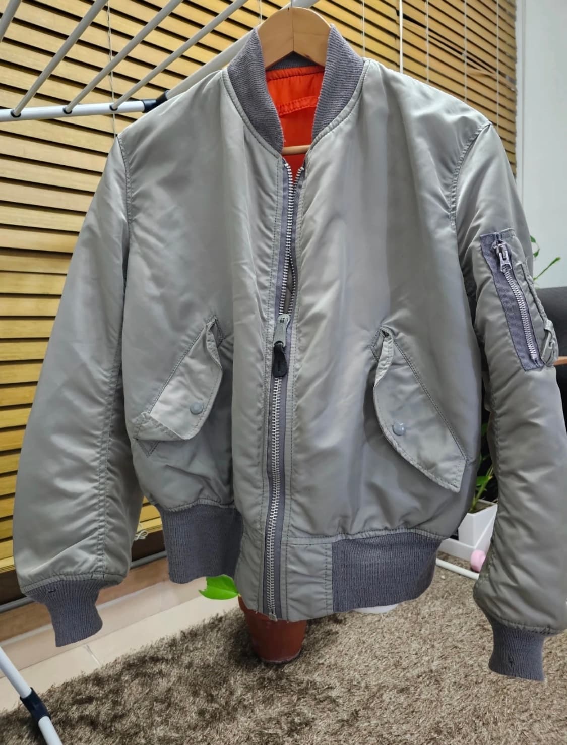 빈티지 알파인더스트리 ma-1 항공점퍼 상품이미지1