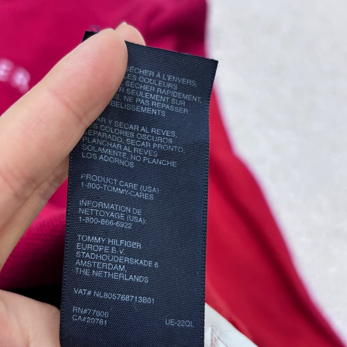 S 타미힐피거 스몰로고 맨투맨 티셔츠 0429E 상품이미지4