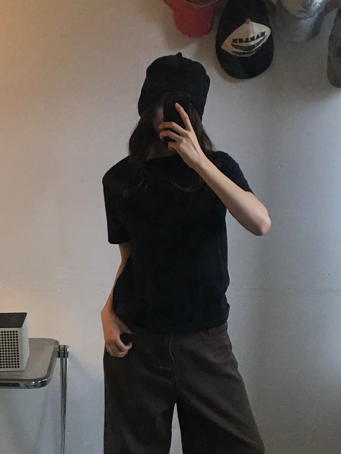 노스페이스 가슴로고 반팔티 상품이미지1