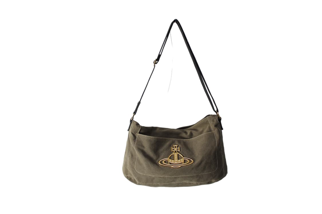 VIVIENNE WESTWOOD 비비안웨스트우드 캔버스 숄더백 상품이미지3