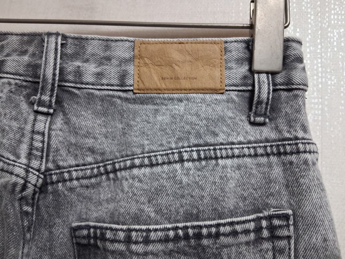 일본빈티지 Bershka 그레이 애시워싱 와이드팬츠 여성 26  상품이미지6