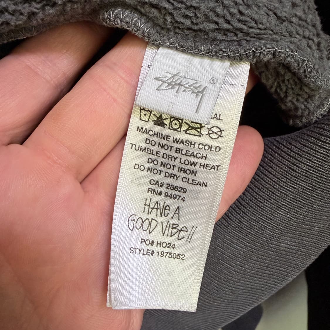 스투시 부아나 피그먼트 다이드 집업 후드 상품이미지4