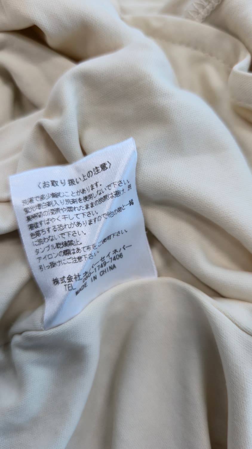 린넨 혼방 골지 롱 원피스 F 베이지 브이넥 레이스 헨리넥 상품이미지6