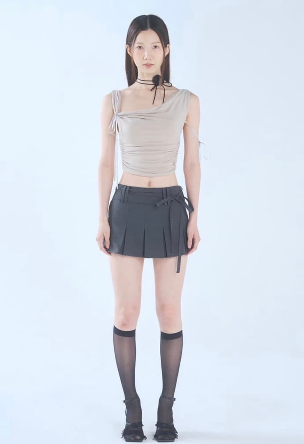 페인오어플레져 루 플리츠 스커트 s  상품이미지1