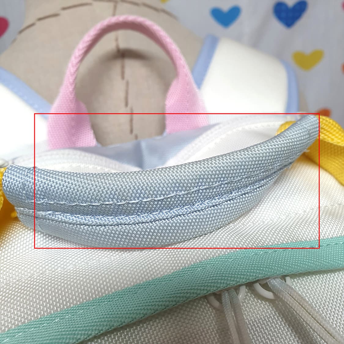 휠라 팝핑 소다 화이트 민트 핑크 라벤더 파스텔 패치워크 백팩 가방 배낭 상품이미지7