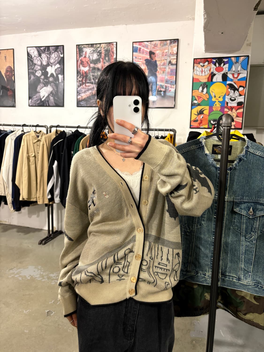 VTG ice zoo sports  가디건 상품이미지1