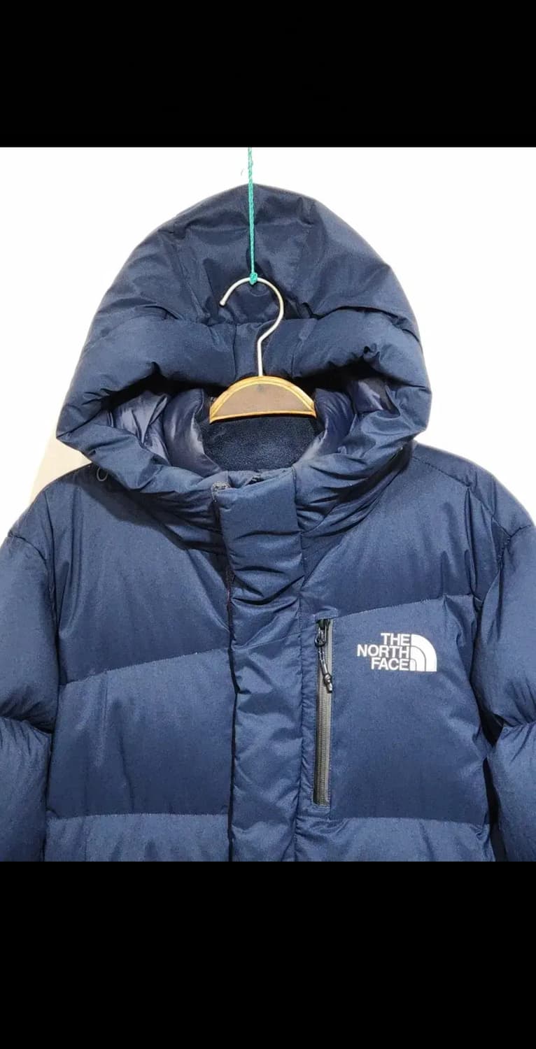 (L) 노스페이스 롱패딩 점퍼 네이비 오리털 후드 다운코트  상품이미지2