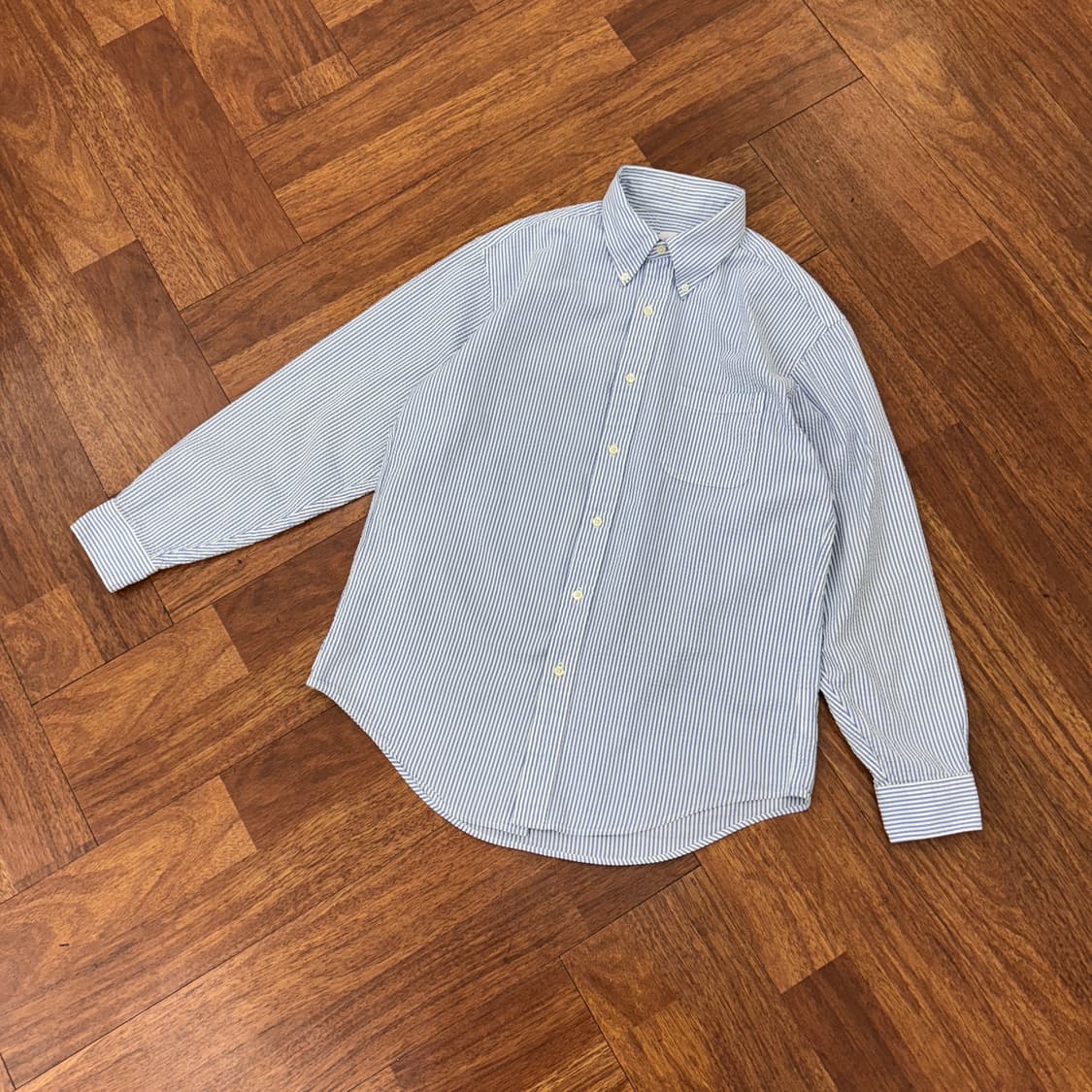 M(100) 브룩스브라더스 시어서커 스트라이프 남방 셔츠  상품이미지2