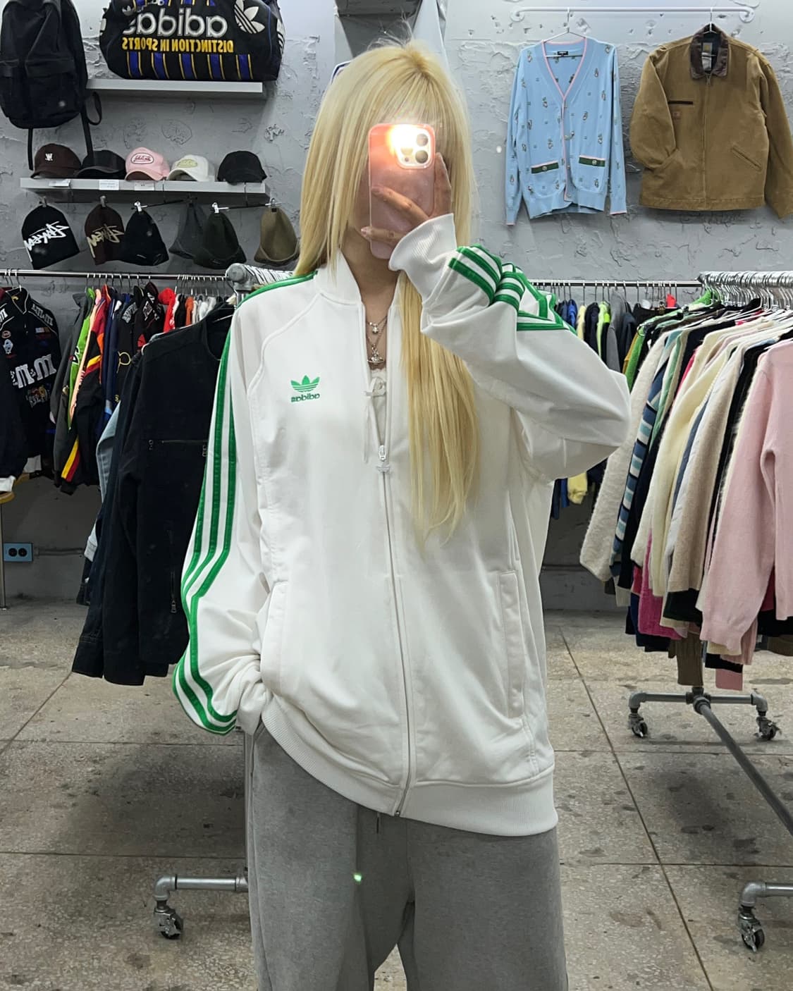 착샷O 아디다스 흰초 져지 상품이미지5