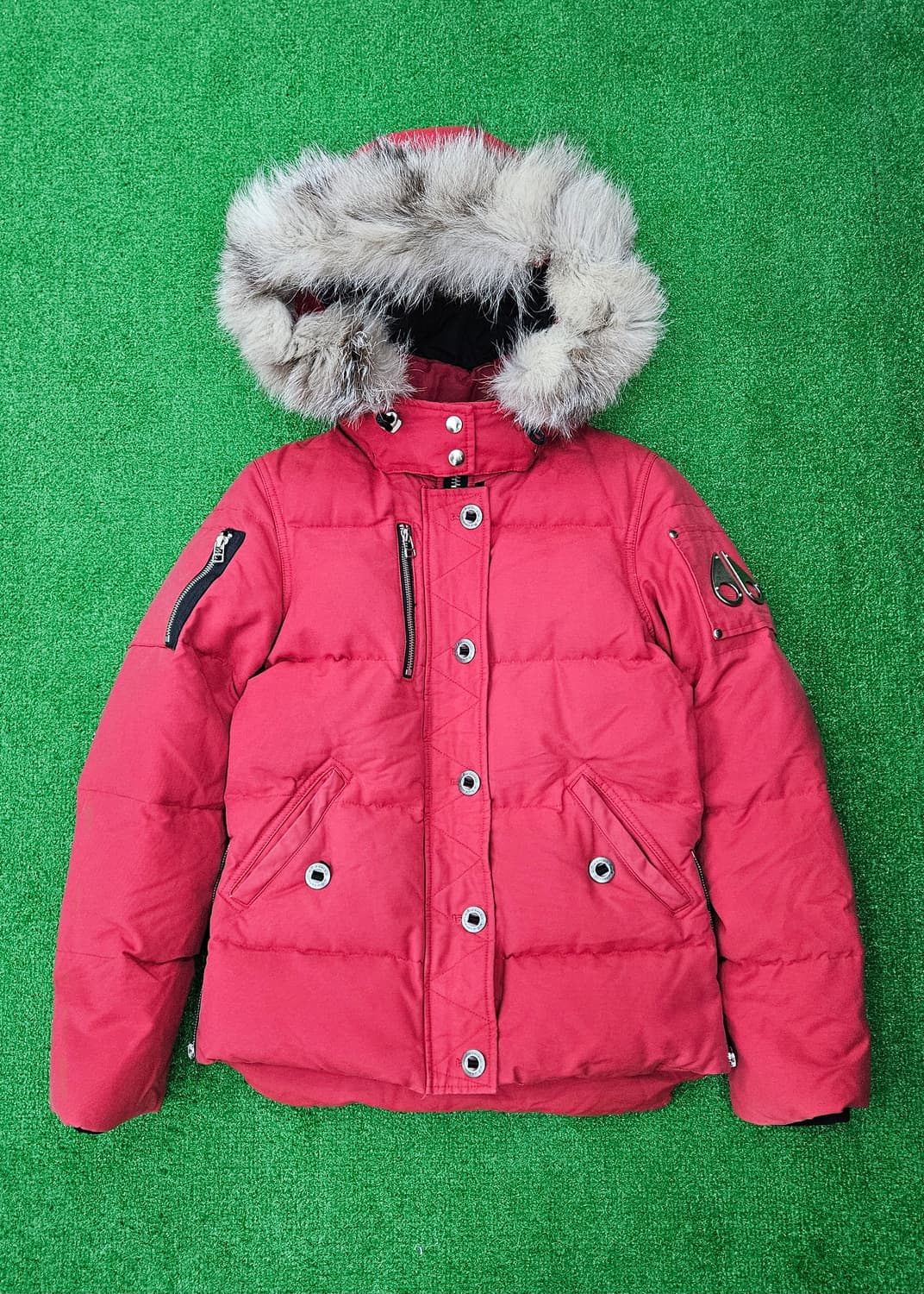 (정품)무스너클 여성 패딩 S/P 빨강 상품이미지1