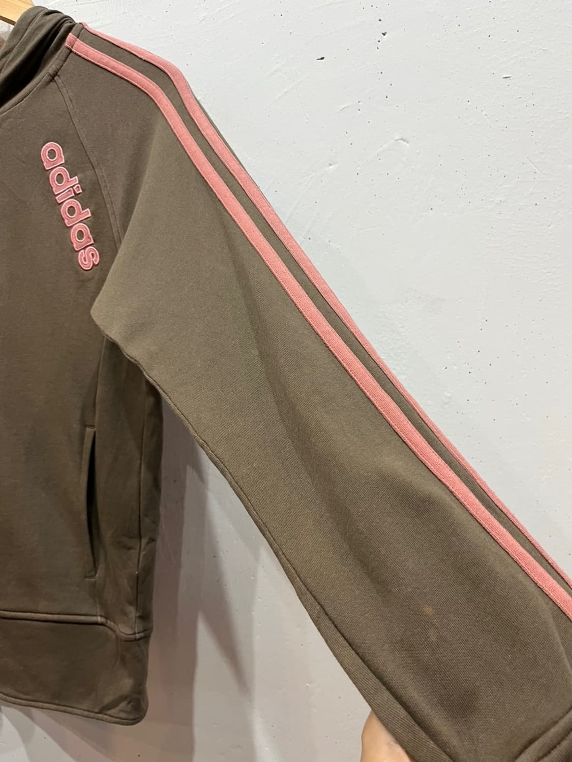 00s 아디다스 재팬 핑크로고 후드집업  상품이미지2