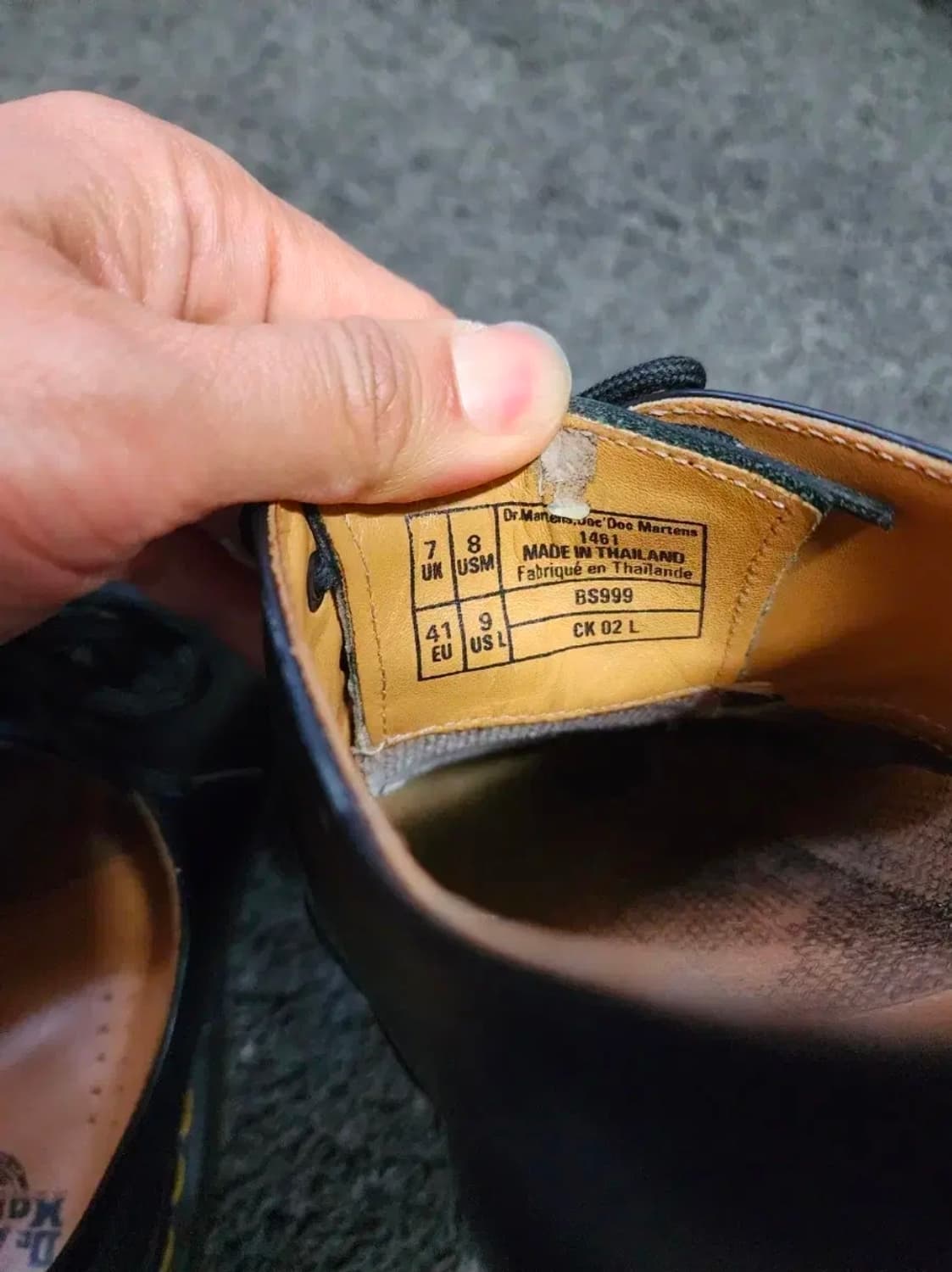 닥터마틴 블랙 1461  EU41 사이즈 상품이미지2