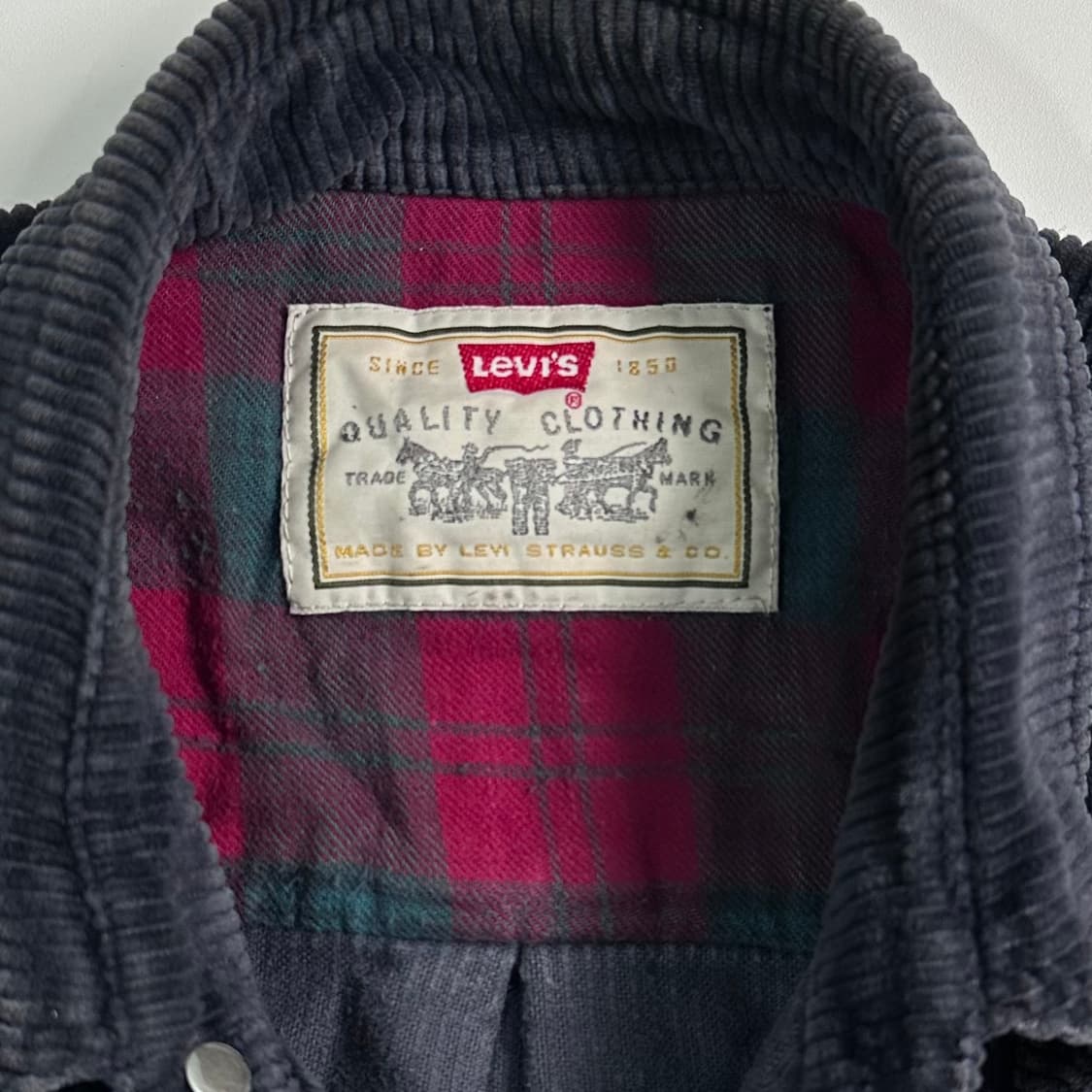 90s 리바이스 코듀로이 워크 셔츠 상품이미지8