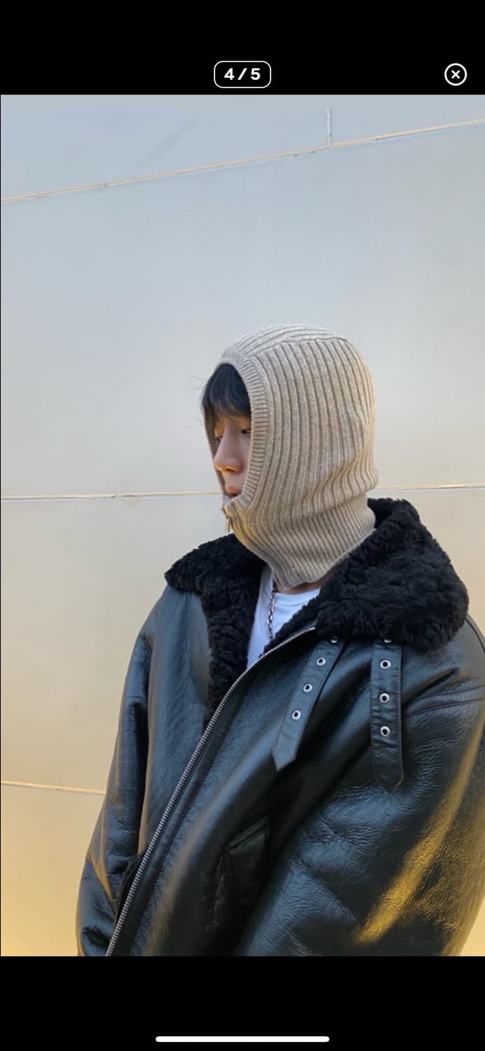 베트멍 무스탕 팝니다 황금사이즈 M 제실착사진있어요 상품이미지4