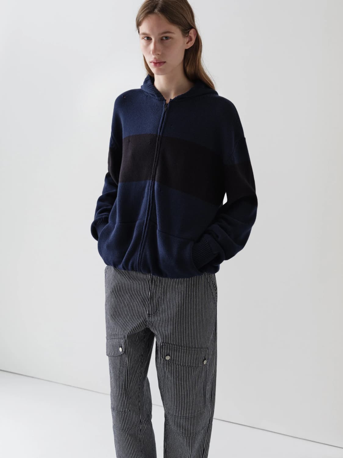 [M]기마구아스 Capitan 니트 후드 집업 상품이미지4