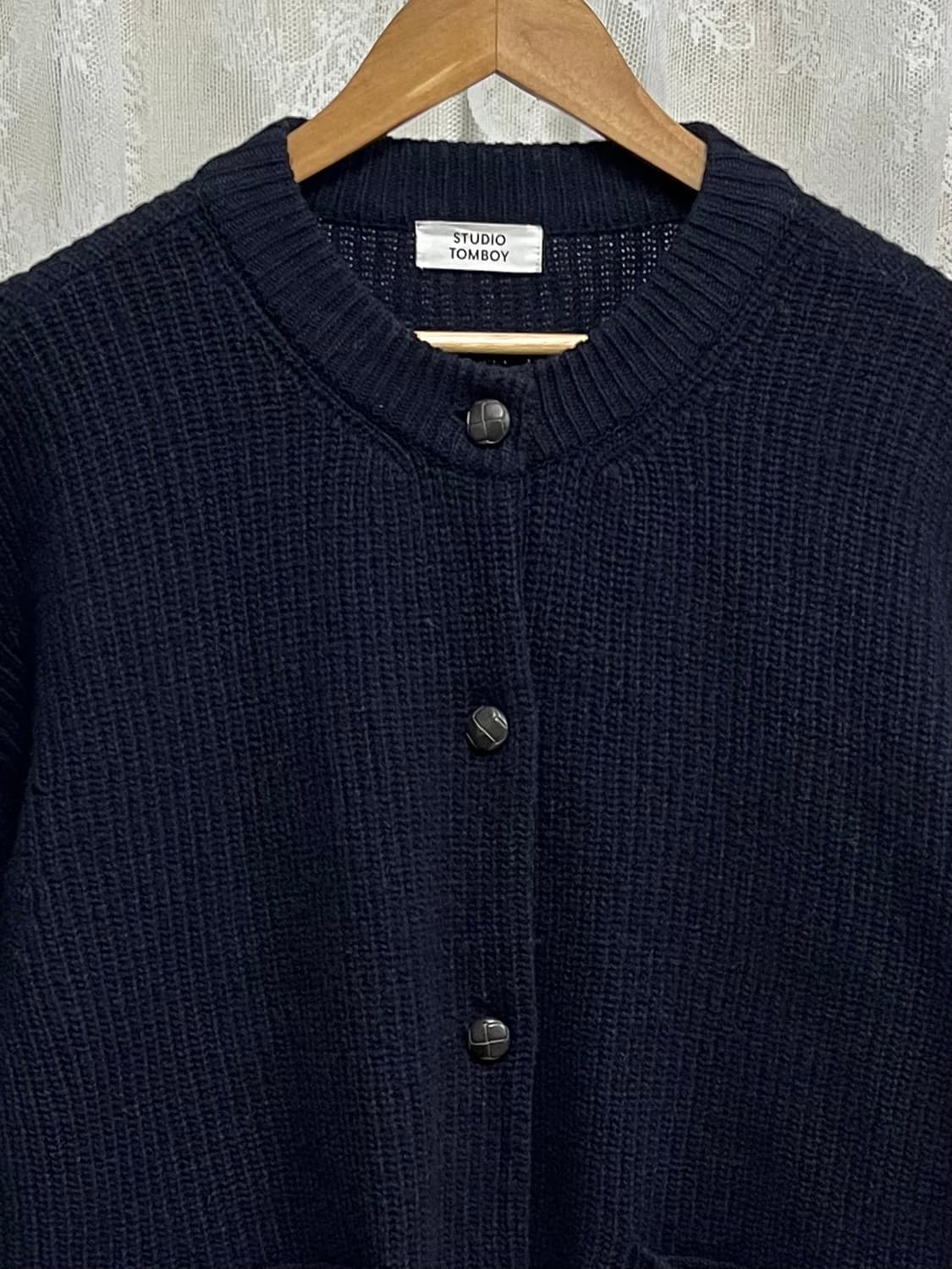 F) 스튜디오 톰보이 가디건 네이비 상품이미지3