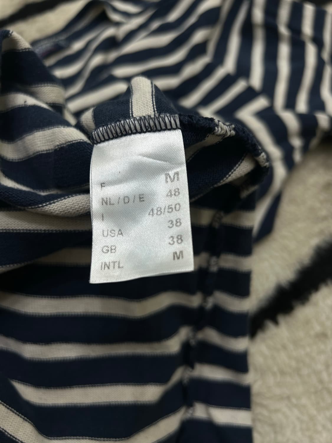 [M]세인트제임스 스트라이프 긴팔/짙은네이비 상품이미지6