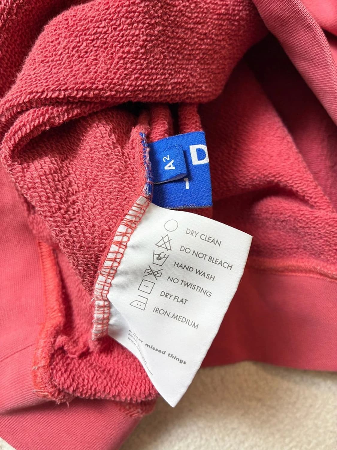 아더에러 x 메종키츠네 19ss 더블모노크롬 폭스헤드 맨투맨 PN7761 상품이미지9